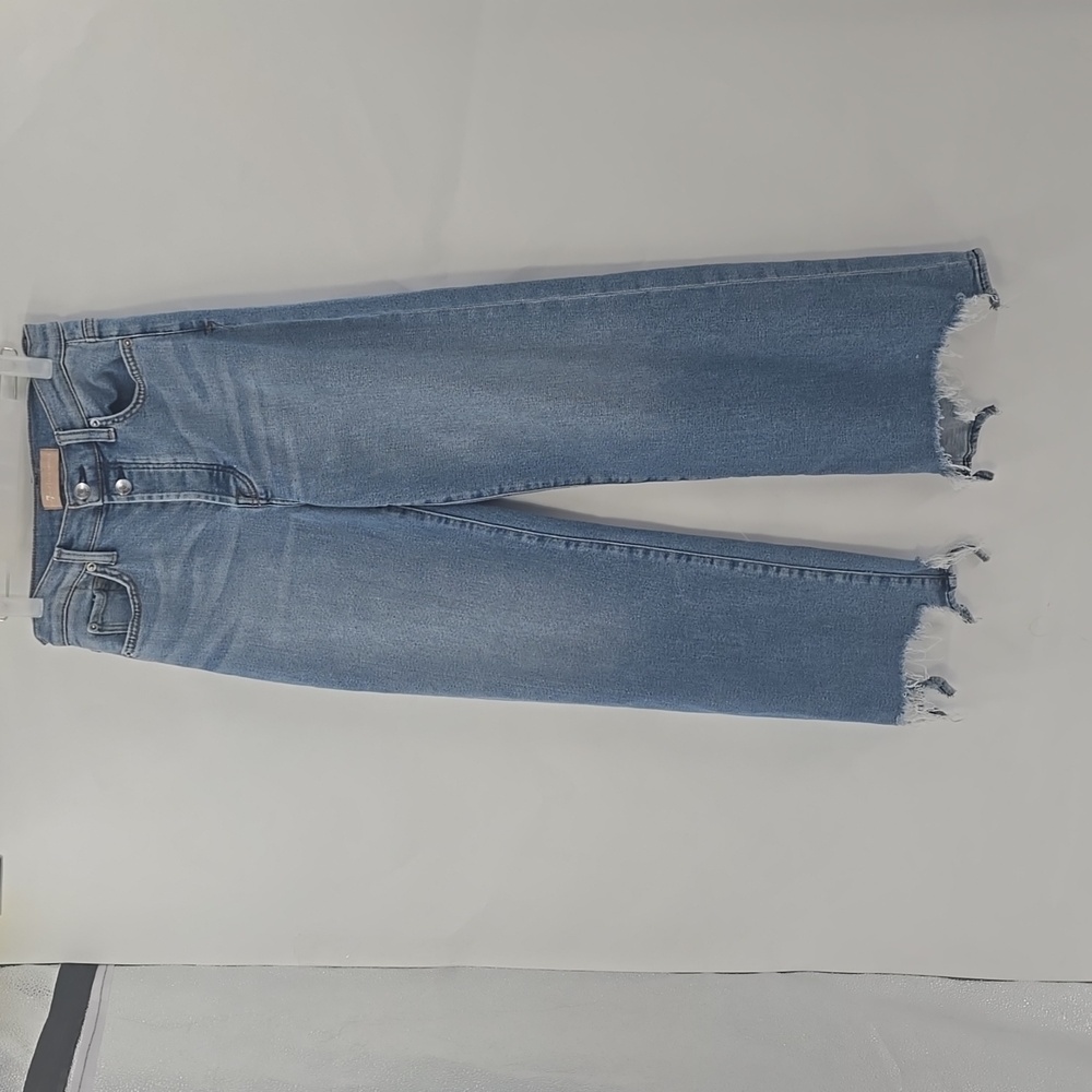 7 For All Mankind Luxe Vintage Light Blue Flare Jeans - Picture 3 of 9